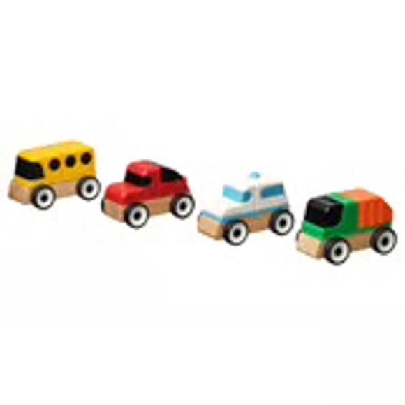 Rule the Streets with the IKEA LILLABO 4-Piece Vehicle Play Set - Picture 1 of 3